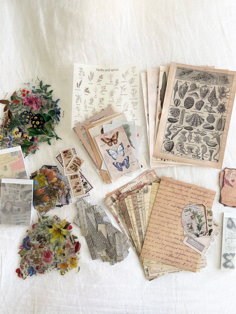 Vintage Scrapbook Supplies